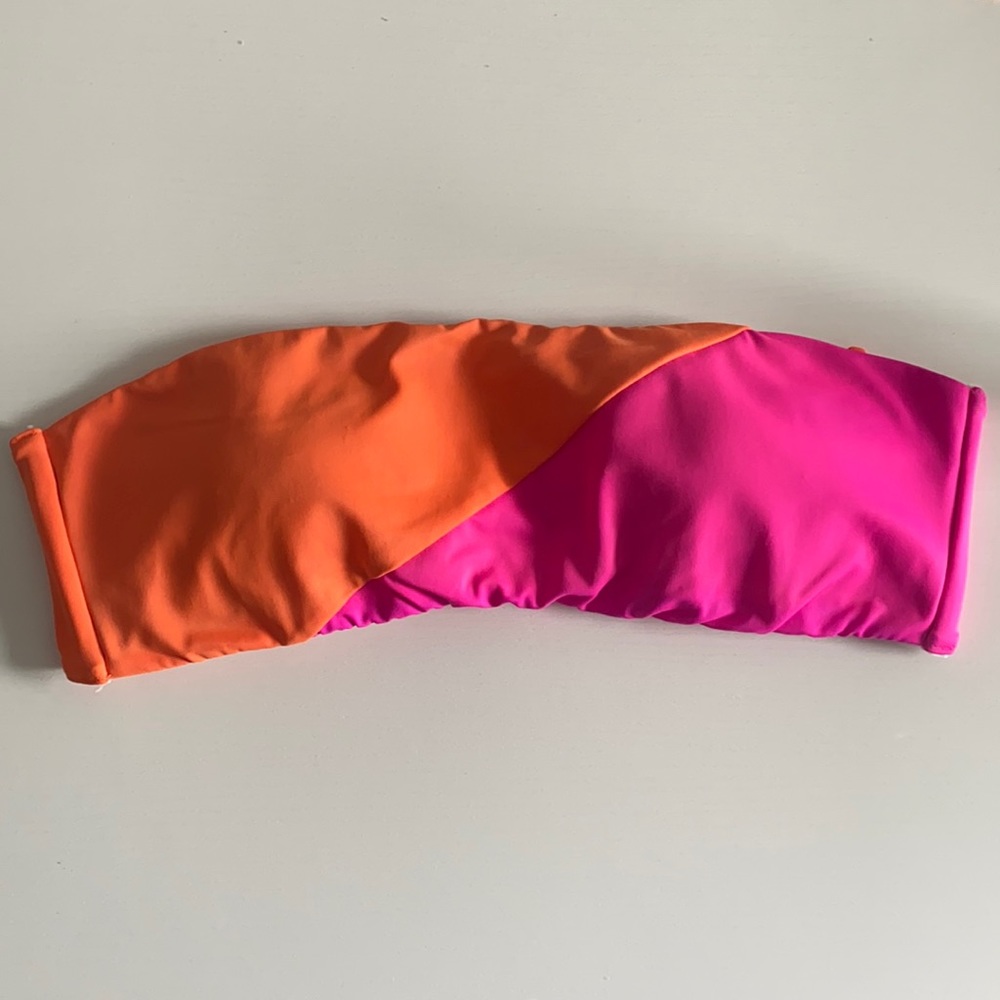 Victoria’s Secret Two-Tone Bandeau Swim Top